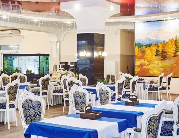 Обеденный зал «Сапфир» - Санаторий «Виктория» Кисловодск